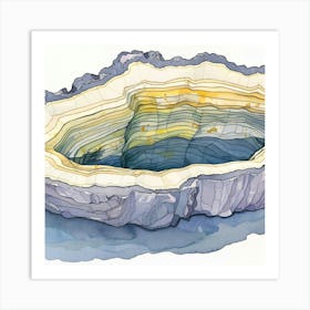 Agate Art Print