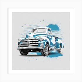 Vintage Truck Art Print