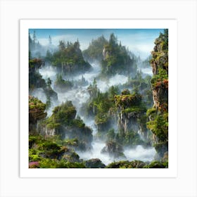 Fairytale Landscape Art Print