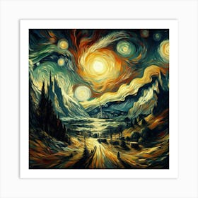 Starry Night 17 Art Print