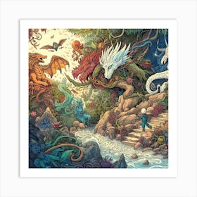 Vibrant Odyssey Art Print