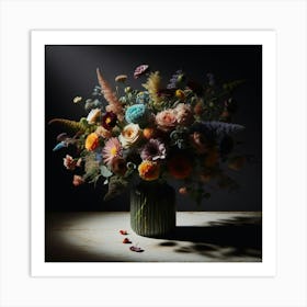 Flowers In A Vase 7 Art Print