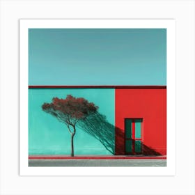 Tree In The Street Art Print