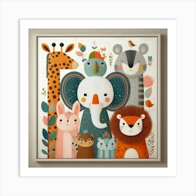 Giraffes Art Print