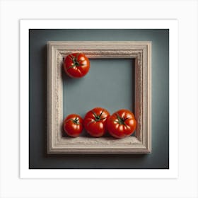 Tomatoes In A Frame Art Print