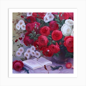 Red Roses Art Print