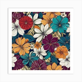 Floral Pattern Art Print