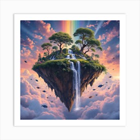 Rainbow Island Art Print