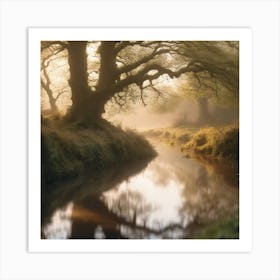 Misty Morning Art Print