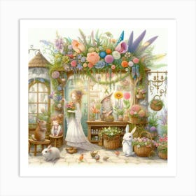 Flower Shop 3 Art Print