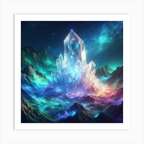 Crystal Crystal Art Print