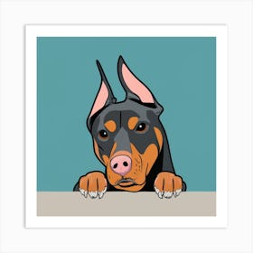 Doberman Pinscher Art Print