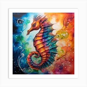 Seahorse 2 Art Print