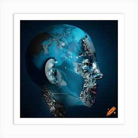 Craiyon 161352 Geography And Artificial Intelligence Art Print