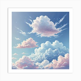 Cloudy Sky Art Print