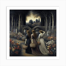 'The Garden At Night' Art Print