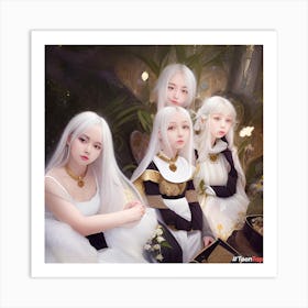 Asian Cosplay Art Print