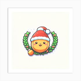 Santa Hat Art Print