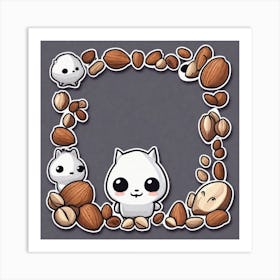 Kawaii Frame Art Print