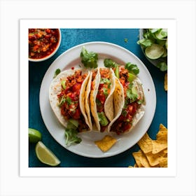 Mexican Tacos Art Print