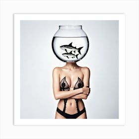 Fish Bowl 40 Art Print