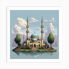 Islamic Mosque paintings 1 Art Print