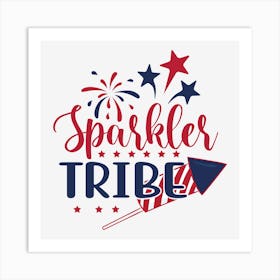 Sparkler Tribe 01 Art Print