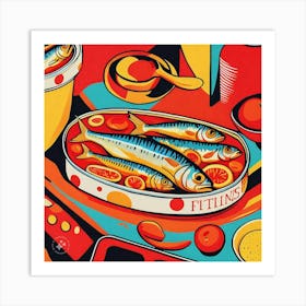 Fish In A Can Art Print