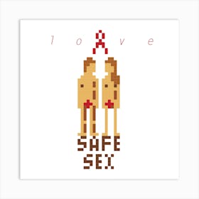 Safe Sex Art Print