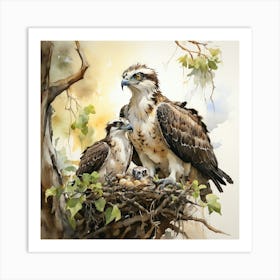 Osprey Nest 4 Art Print