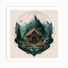 House In The Woods 2 Art Print