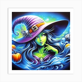 Halloween Witch 1 Art Print