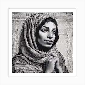 Muslim Woman Art Print