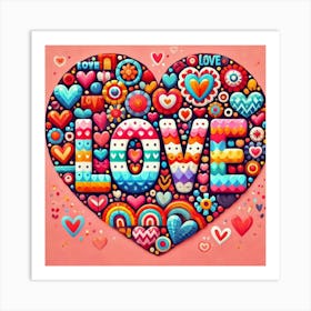 Heart Of Love Art Print