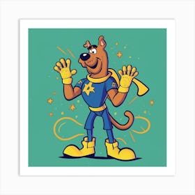 Beautiful Scooby-Doo Art Print