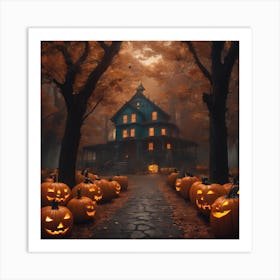 Haunted House 5 Art Print