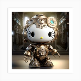 Hello Kitty Steampunk Collection By Csaba Fikker 67 Art Print