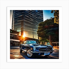 Mercedes Sl Art Print