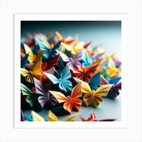 Origami Butterflies 1 Art Print