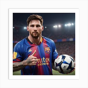 Lionel Messi Art Print