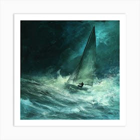 Stormy Seas 1 Art Print