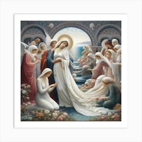 Wedding Of Jesus 3 Art Print