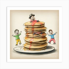 Pancakes 5 Art Print