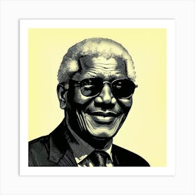 Nelson Mandela 2 Art Print