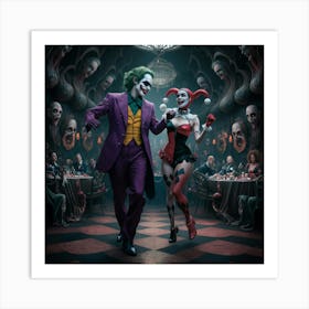 Joker And Joker Art Print