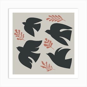 Doves 3 Art Print