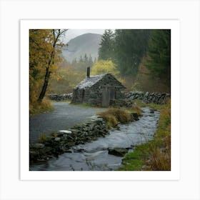 Stone Cottage 1 Art Print