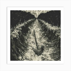 Path Through The Woods 2 Art Print