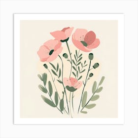 Pink Poppies 2 Art Print