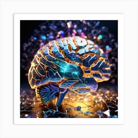 Brain Of The Future 2 Art Print